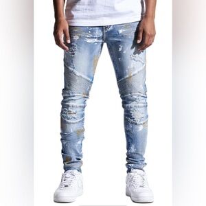 Crysp Denim Skywalker Distressed Jeans